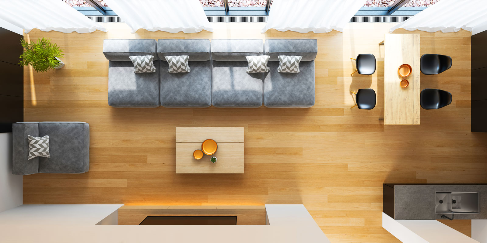 Three Bedrooms